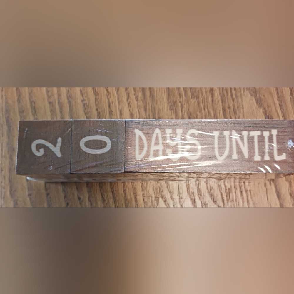 Holiday and birthday countdown